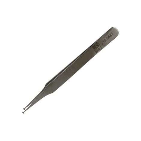 Brucelles de précision RS PRO 104SA pointe Angle en acier austénitique à faible de teneur en carbone, L. 120 mm ( Prix pour 1 )