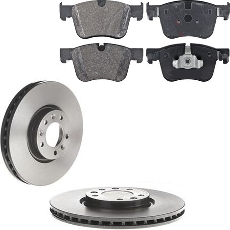 KIT FRENI ANTERIORI compatibile con PEUGEOT 5008 II (MC,MJ,MR,M4) - DISCHI + PASTIGLIE OEM: P 61 135 / 18179 /SOSTITUZIONE DIRETTA/BASSA POLVERE/SILENZIOSO (1/5)