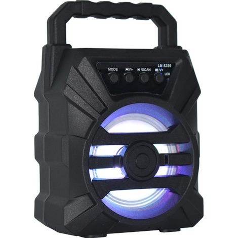 Enceinte Bluetooth 5.0, rechargeable via USB et carte TF, avec microphone intégré. (1/5)