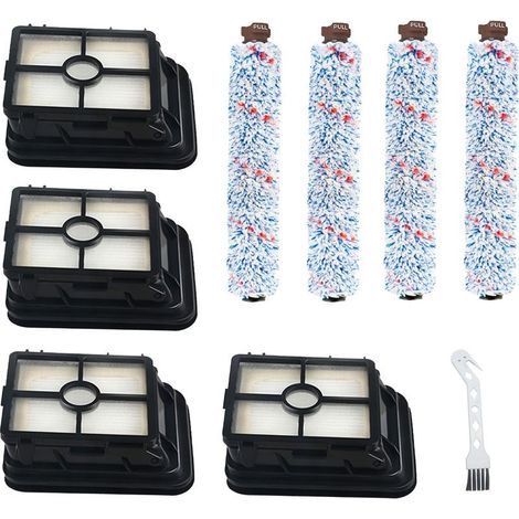 Kit d'accessoires 3 en 1 pour Bissell Crosswave : 4 brosses rotatives et 4 filtres de rechange pour Bissell Crosswave, compatible avec les aspirateurs Bissell Crosswave séries 1785 et 2306 (1/5)