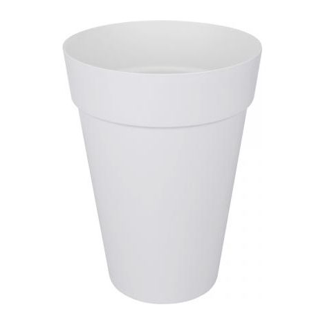 Elho Loft Urban Round High 28 White Vaso Rotondo