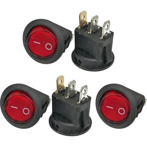 LED-beleuchtetes Wippschalter-Bedienfeld für Wohnmobile, LKWs oder Boote, elektronischer Ein-/Ausschalter (1/4)