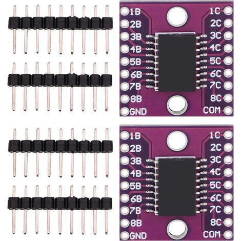 Modulo Darlington ULN2803A, 2 pezzi, driver di tensione ad alta corrente, componente elettrico -Crezuo