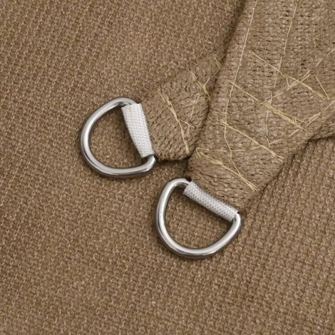 Voile D'Ombrage - 3x4x5 M - Pe Hd - Triangulaire - 160 G/M² - Résistante Aux Uv - Pour Jardin Terrasse Balcon (1/5)