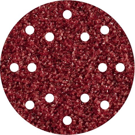Dischi adesivi abrasivi al corindone Wolfcraft per grana 40 150 mm (confezione da 5) (1840000) (1/2)