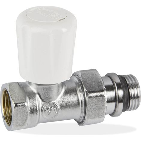 Thermostatisches Ventil mit Voreinstellung und 1/2" geraden Anschlüssen Caleffi 422402 1/2" (1/2)