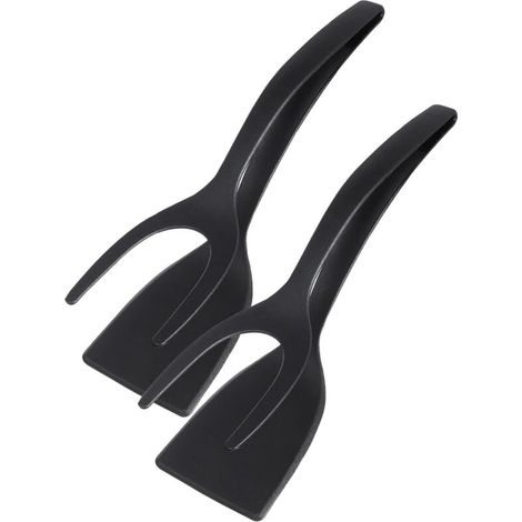 Spatule à œufs 2 en 1, pince à omelette, spatule à œufs, outils de cuisine à domicile