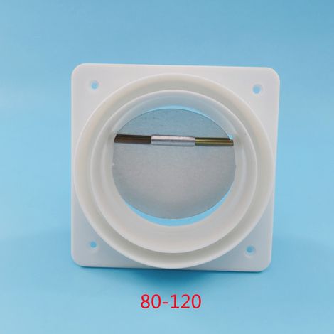 Clapet anti-retour pour hotte de cuisine, clapet anti-retour en tôle, clapet anti-retour, clapet anti-retour pour conduit d'évacuation polyvalent 100/120