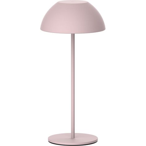 Lampe de table ext. rose LED 1,8W 2700K USB-C IP44 (1/3)