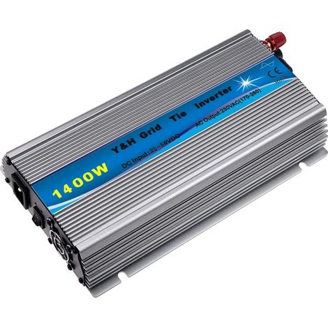 Inversor solar, salida de CA de 220 V, conversión de energía eficiente, color marrón, CA 220 V-240 V, CC 10,8-32 V (batería de 24 V) (1/2)