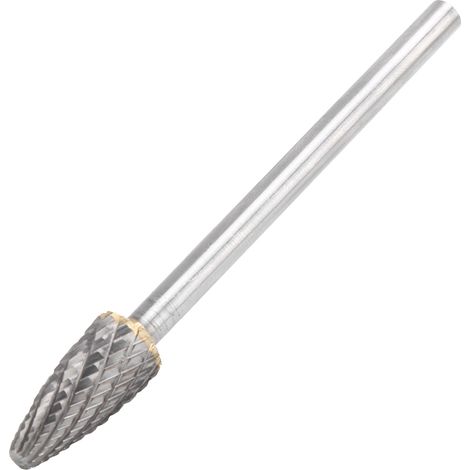 Lime rotative à manche de 6 mm en acier au tungstène, outil de quincaillerie industrielle type F, 6 x 12 x 25 x 100 mm (1/5)