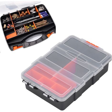 Boîte de Rangement pour Pièces PVC - Organisateur de Composants et Outils pour Quincaillerie (1/5)