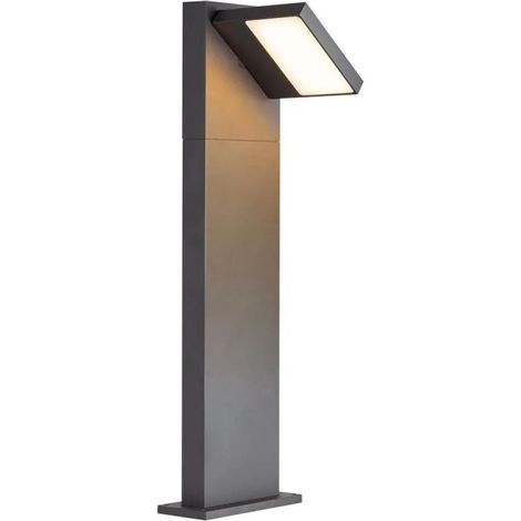 Borne extérieure ABRIDOR 60 gris LED 14W 3000K/4000K IP55 - SLV - 1002991 (1/4)
