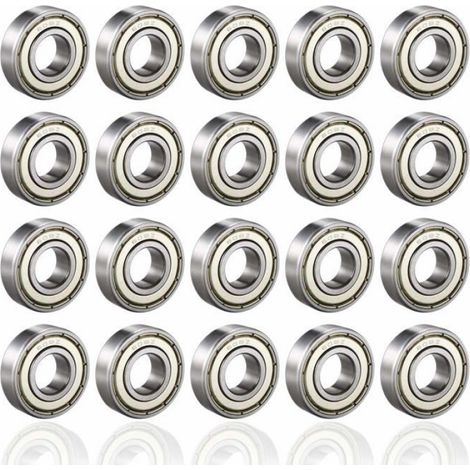 Roulements À Billes - 8 x 22 x 7 mm - ABEC-7 - Pour Skateboard Longboard Roller Patins À Roulettes Électriques - 20 Pièces (1/3)
