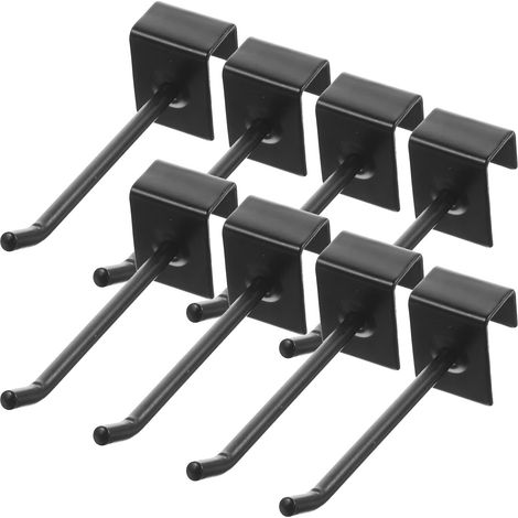 Lot de 32 crochets métalliques pour panneau perforé en fer (1/5)