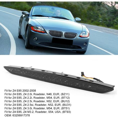 Feu stop arrière à LED surélevé, compatible avec Z4 E85 2002-2008 63256917378