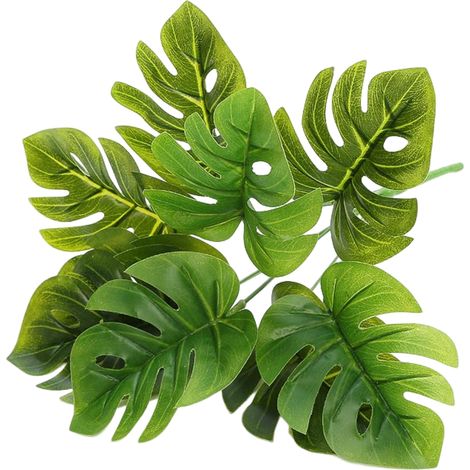 Plante Artificielle - Feuillage Réaliste - 33 Cm - Décoration Murale Intérieure - Pour Salon Chambre Bureau - 1 Pièce (1/5)