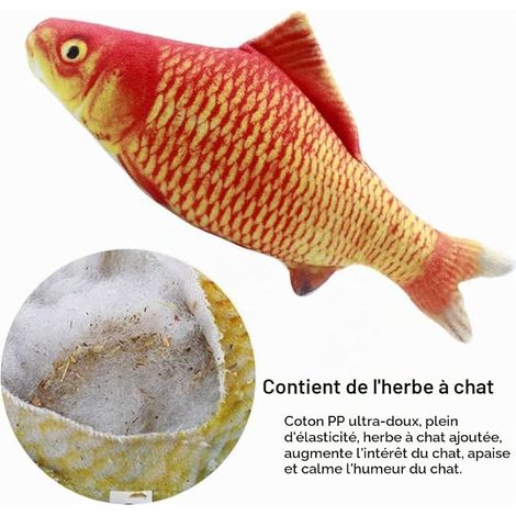 Cat Toys, Catnip Toy, Catnip Toy, Interactive Catnip Plush Fish Toy, Catnip Toy (1/2)