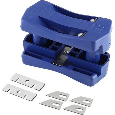 Kantenanleimschneider, Laminatkantenschneider, Mini-Kantenanleimschneider für PVC, Sperrholz und Holz, manueller Kantenanleimschneider, Holzleistenschneidemaschine, Zubehörwerkzeug (1/5)