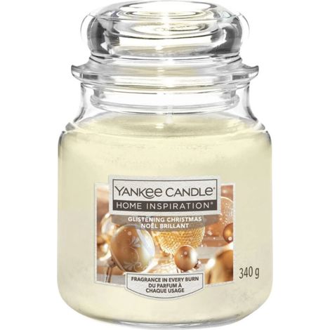 HI Glitzernde Weihnachtskerze 340g (1/4)