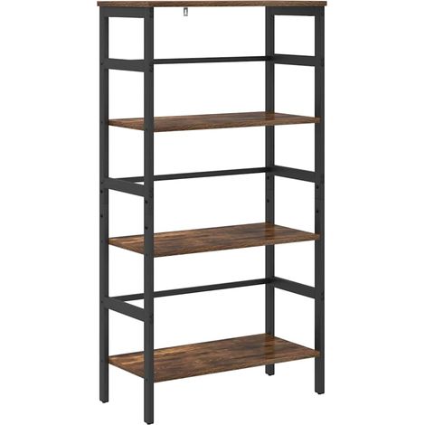 Étagère Chêne fumé 60 x 29,5 x 115 cm Bois d'ingénierie (1/5)