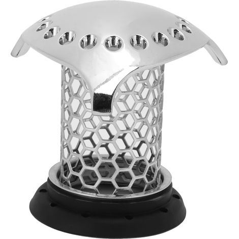 Filtre bonde évier anti-colmatage acier inox 304 attrape-cheveux canalisation protecteur écoulement Taille L 1 filtre 4 joints cuisine salle de bain wc (1/5)