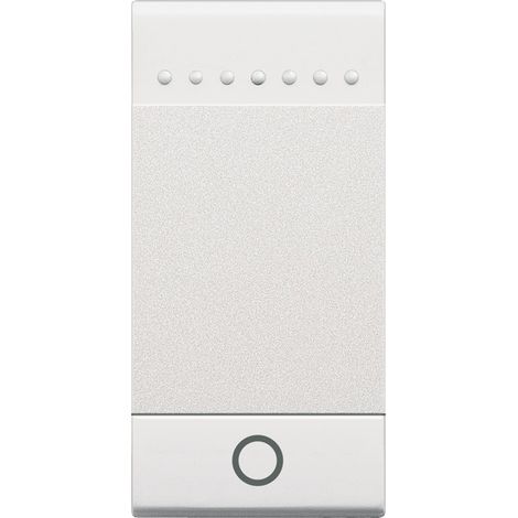 Manette Livinglight MyHOME BUS symbole lumière 1 module blanc BTICINO N4915AN (1/2)