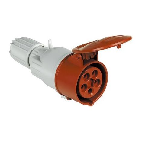 Presa mobile rossa ip44 32a 3p+t 380 volt 4 poli industriale
