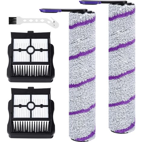 Rouleau Brosse de Rechange et Filtre pour Rowenta X-Clean 10 (1/5)