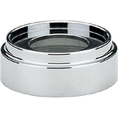 Grohe Rosette Chiara für 3-Loch-Waschtischbatterie, Edelmessing, 45494Z00 (1/3)