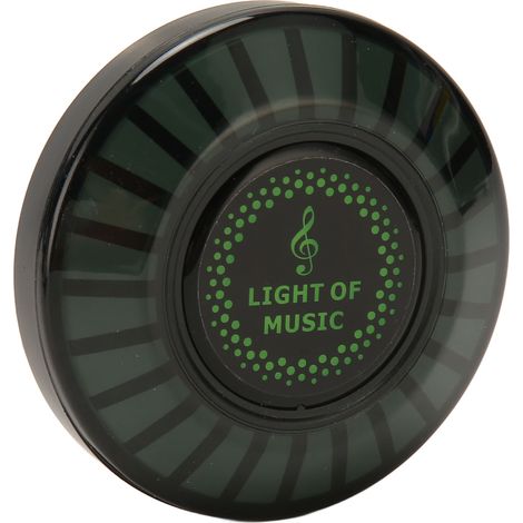 Lampe de ramassage sonore ronde et colorée RGB avec diffuseur de parfum et d'arômes, activée par la voix, pour voiture ou fête. (1/5)