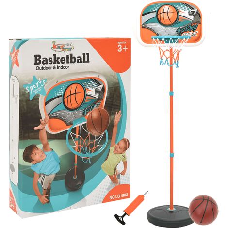 INLIFE Ensemble de basket portable réglable 133-160 cm (1/5)