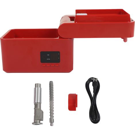 Presse à huile électrique automatique 304 acier inoxydable mini extracteur domestique huile prise US 110V (1/5)