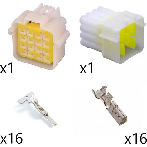 Kit connettore furukawa 090 maschio femmina 16 vie