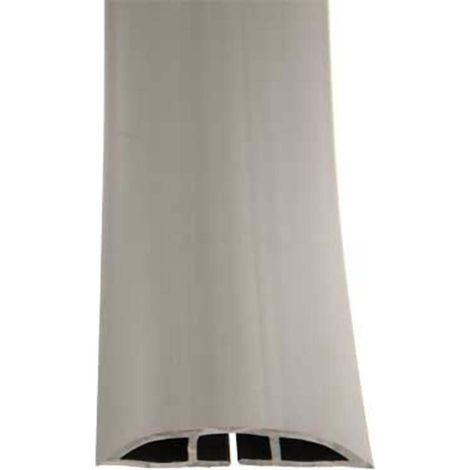 Protège câble RS PRO, Ø interne: 22mm 22 x 11.6mm, long.: 1m, larg.: 76,2 mm, PVC Gris ( Prix pour 1 )