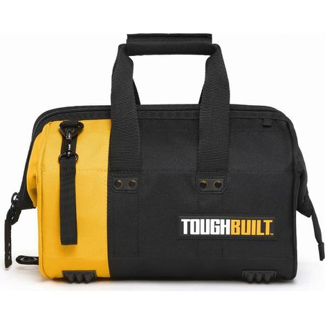 Toughbuilt – Sac à outils HARD BODY – Ouverture massive 300mm – Base imperméable – Compatible poches ClipTech pour organisation optimale