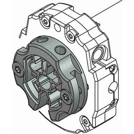 Adattatore Universale Testa Per Supporti Tm2 45 Faac A45060585s Automazione