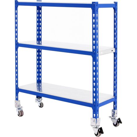 Étagère métallique avec roulettes 975x900x500 mm (1/5)