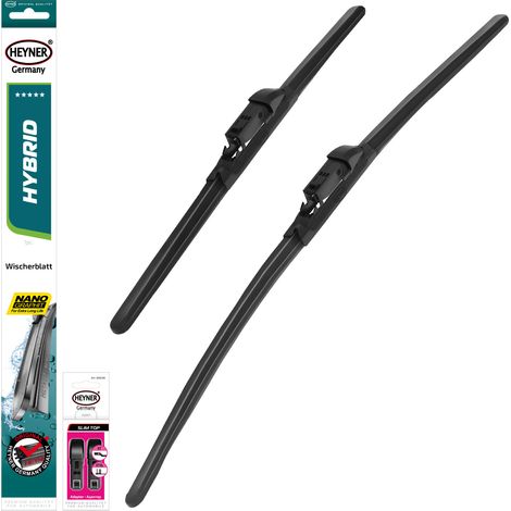 HEYNER® Scheibenwischer-Set 600 mm & 500 mm Set Fahrer- & Beifahrerseite PREMIUM Qualität