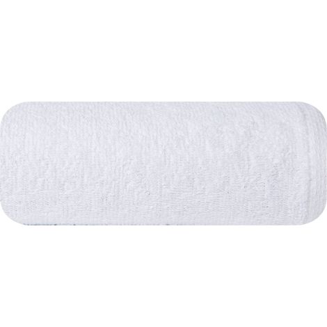Serviette de bain classique en coton Eurofirany SMOOTH1 50 x 90 cm blanche (1/5)