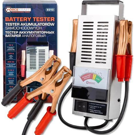 COMPROBADOR DEL ESTADO DE CARGA DE LA BATERÍA FORCEKRAFT 12V