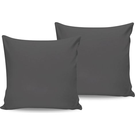 Funda de almohada Set Antracita