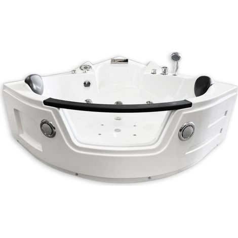 Baignoire hydromassage Chromothérapie 150 X 150 cm 12 jets– Mimosa (1/5)