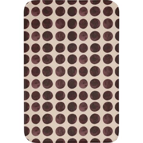 TAPPETINO DA BAGNO Pois - Motivo - Marrone 60x90 cm