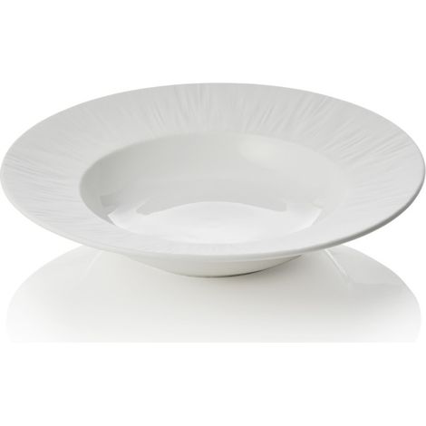 Assiette creuse Ø 23,5 cm blanche MAYA SHIRO lot de 3 - Was Germany (1/2)