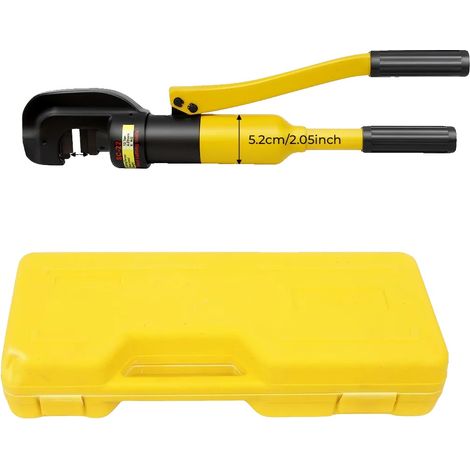 Coupe-barre, Outil Hydraulique Manuel, Force de Coupe de 13 Tonnes, JAUNE (1/2)