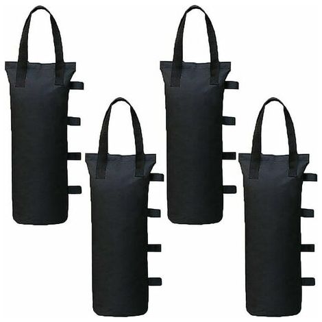 Lot de 4 Poids de Gazebo pour Tonnelle et Pavillon, Sac de Lestage Sable pour Jambes, Tentes Pare-Soleil, Parasol (1/5)