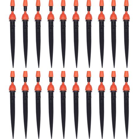 20 Goutteurs d'Irrigation Réglables Buses Micro-asperseur pour Tuyaux 4/7 Système d'Arrosage Jardin (1/5)