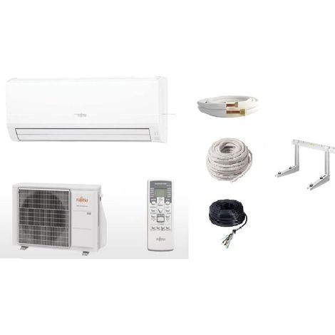 Climatiseur monobloc 5200W – Pack 12 mètres – A++ – Pour 52m2 – Technologie R32 – Faible niveau sonore 35dB – Atlantic Fujitsu