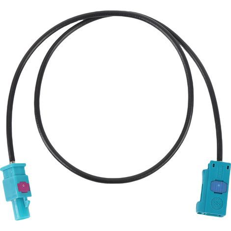 Câble d'extension d'antenne de véhicule FAKRA femelle vers radio stéréo à performances stables pour haut-parleur TV lecteur multimédia 50 cm / 19,7 pouces (1/5)